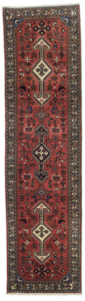 Abadeh Fine Teppich 79X299 Läufer Rot/Braun Wolle, Persien/Iran Carpetvista