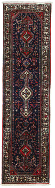  Oriental Abadeh Fine Rug 80X300 Runner
 Dark Red/Red Wool, Persia/Iran Carpetvista