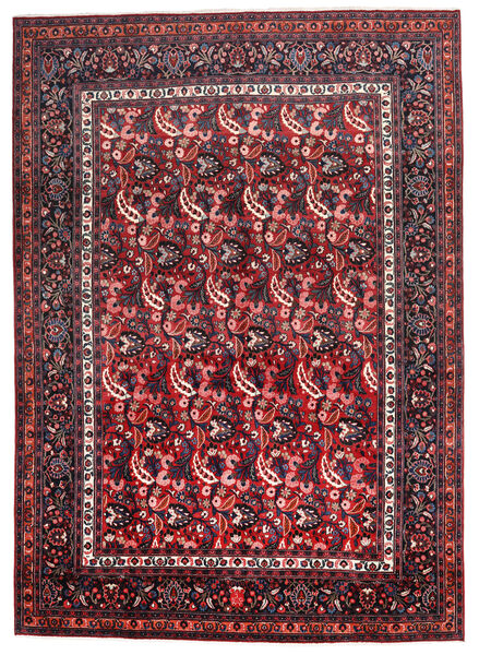 276X389 Moud Teppich Orientalischer Rot/Dunkelrosa Großer (Wolle, Persien/Iran) Carpetvista