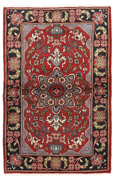 絨毯 ペルシャ サルーク 100X153 レッド/ダークレッド (ウール, ペルシャ/イラン)