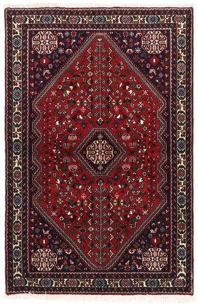  Persialainen Abadeh Matot 102X155 Tummanpunainen/Punainen Carpetvista