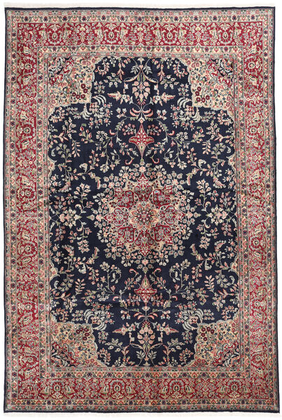 253X372 Kerman Fine Teppich Orientalischer Dunkelgrau/Rot Großer (Wolle, Persien/Iran) Carpetvista