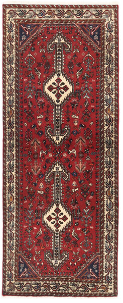  Orientalsk Abadeh Fine Teppe 81X205Løpere Rød/Mørk Rød Ull, Persia/Iran Carpetvista