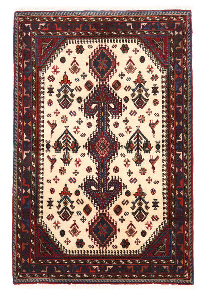  Persian Abadeh Fine Rug 81X125 Dark Red/Beige (Wool, Persia/Iran)