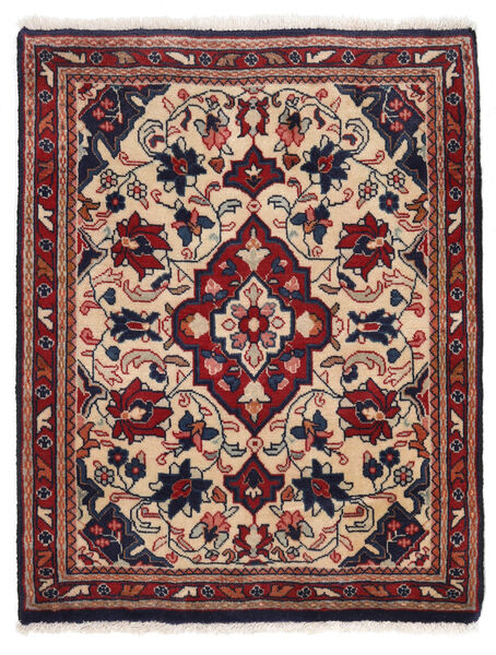  Persian Sarouk Fine Rug 66X83 Beige/Red (Wool, Persia/Iran)