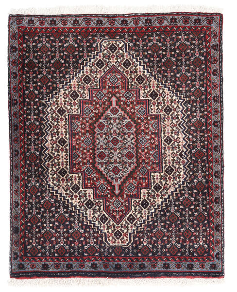 74X91 絨毯 センネ オリエンタル ダークピンク/レッド (ウール, ペルシャ/イラン) Carpetvista