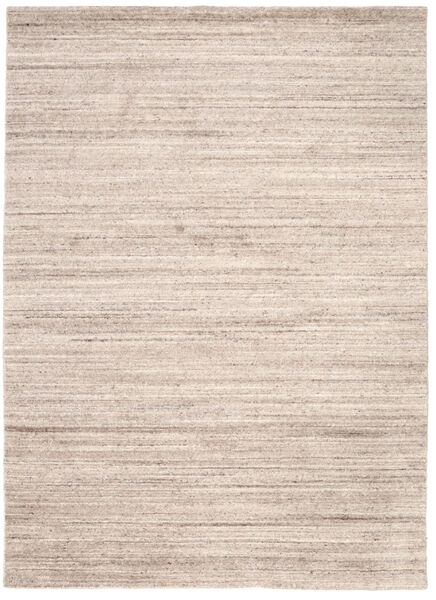  160X230 Einfarbig Mazic Teppich - Beige Wolle