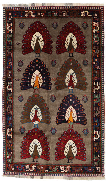  Ghashghai Teppich 135X224 Persischer Wollteppich Dunkelrot/Braun Klein Carpetvista