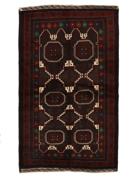  119X190 Balouch Szőnyeg Fekete/Barna Afganisztán
 Carpetvista
