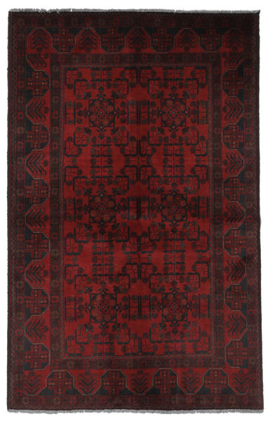  Afghan Khal Mohammadi Covor 125X199 Lână Negru/Dark Red Mic Carpetvista