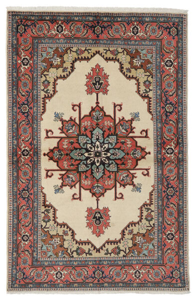  Persialainen Ardebil Fine Matot Matto 135X206 Tummanpunainen/Musta (Villa, Persia/Iran)