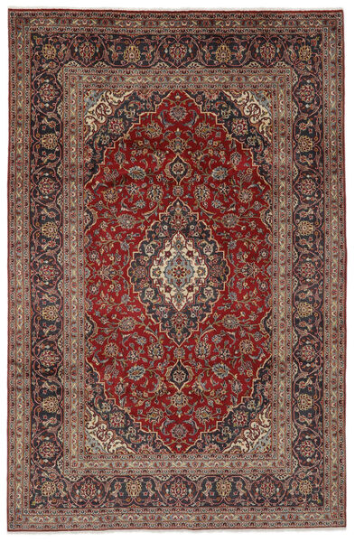 絨毯 オリエンタル カシャン 194X298 茶色/ダークレッド (ウール, ペルシャ/イラン)