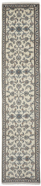  Orientalischer Nain Teppich 77X378 Läufer Gelb/Dunkelgelb Wolle, Persien/Iran Carpetvista