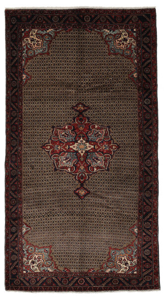 絨毯 ペルシャ コリアイ 163X300 廊下 カーペット ブラック/茶色 (ウール, ペルシャ/イラン)