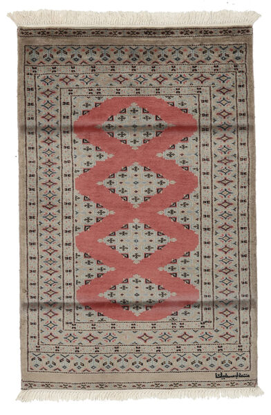絨毯 オリエンタル パキスタン ブハラ 2Ply 76X119 茶色/ブラック (ウール, パキスタン)