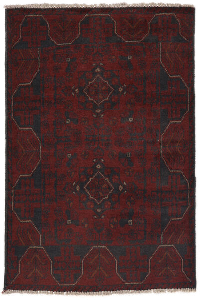 77X117 絨毯 オリエンタル アフガン Khal Mohammadi ブラック (ウール, アフガニスタン) Carpetvista