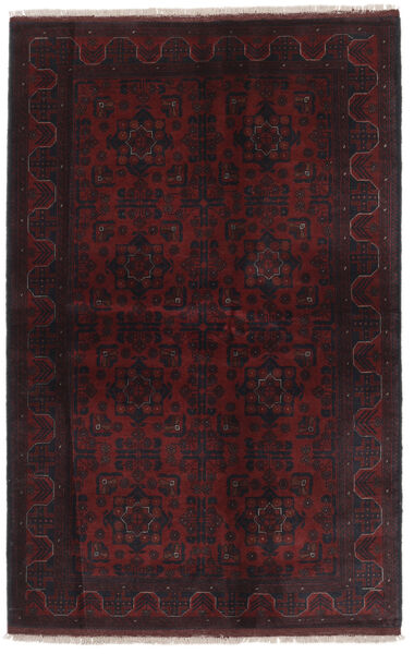 絨毯 アフガン Khal Mohammadi 129X202 ブラック (ウール, アフガニスタン)