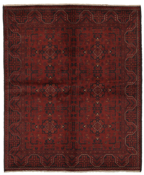 絨毯 オリエンタル アフガン Khal Mohammadi 153X191 ブラック (ウール, アフガニスタン)