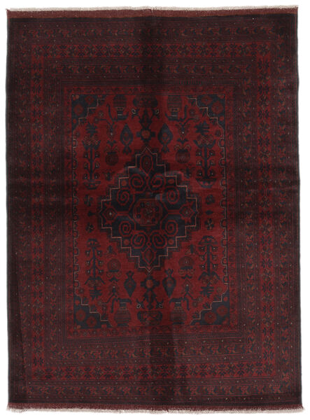  Oriental Afghan Khal Mohammadi Rug 152X203 Black Wool, Afghanistan Carpetvista