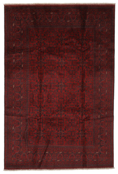  Afghan Khal Mohammadi Rug 204X301 Black/Dark Red Carpetvista