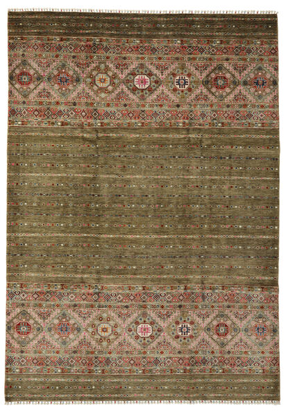 215X307 Shabargan Rug Modern (Wool, Afghanistan) Carpetvista
