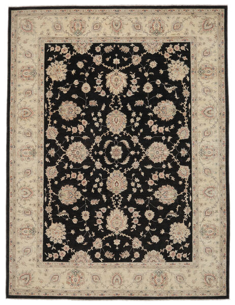 274X361 絨毯 オリエンタル Ziegler ブラック/茶色 大きな (ウール, アフガニスタン) Carpetvista