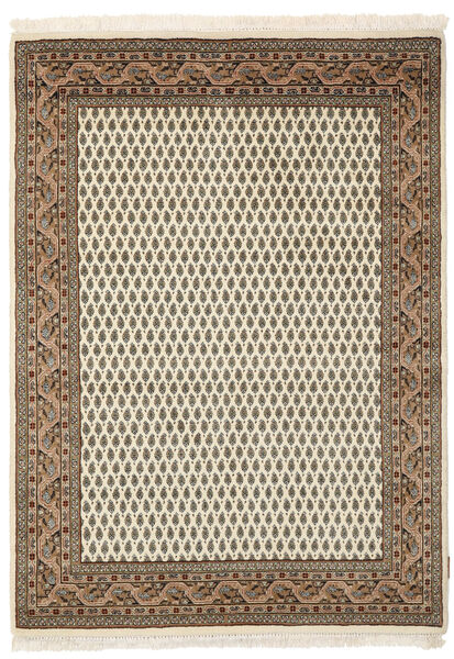  Orientalsk Mir Indisk Tæppe 128X175 Brun/Orange Uld, Indien Carpetvista