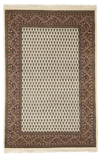 120X184 絨毯 オリエンタル Mir インド 茶色/ブラック (ウール, インド) Carpetvista