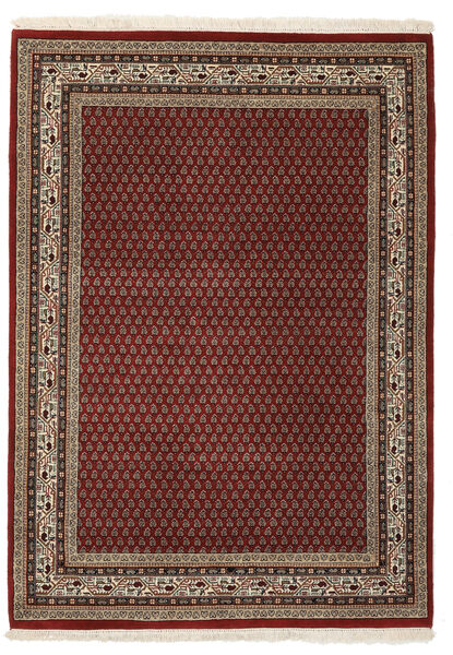 144X204 Mir Indisk Teppe Orientalsk Svart/Mørk Rød (Ull, India) Carpetvista
