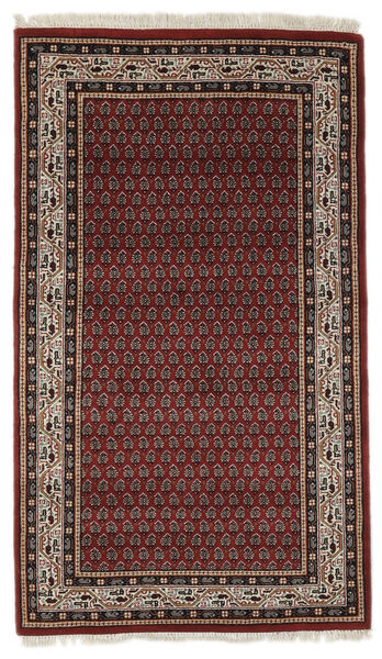 Mir Indisch Teppich 92X158 Schwarz/Braun Wolle, Indien Carpetvista