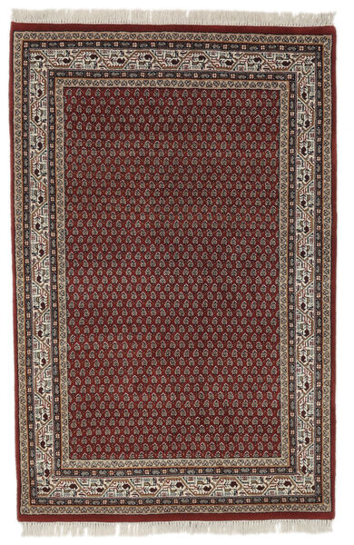 Mir Indisch Teppich 122X185 Schwarz/Braun Wolle, Indien Carpetvista