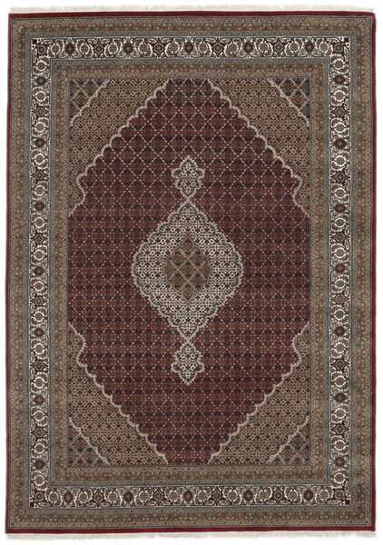 絨毯 タブリーズ Royal 250X351 茶色/ブラック 大きな ( インド)
