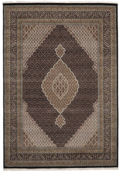 絨毯 タブリーズ Royal 253X356 茶色/ブラック 大きな ( インド)