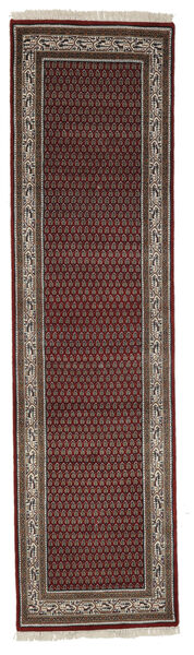  Orientalsk Mir Indisk Tæppe 80X301Løber Brun/Sort Uld, Indien Carpetvista