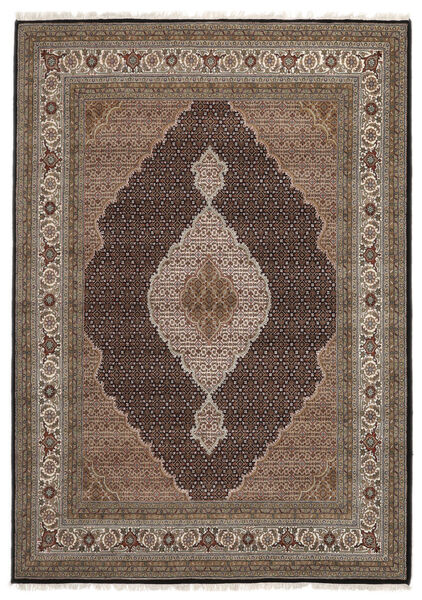  Orientalsk Tabriz Royal Teppe 244X342 Brun/Svart India Carpetvista