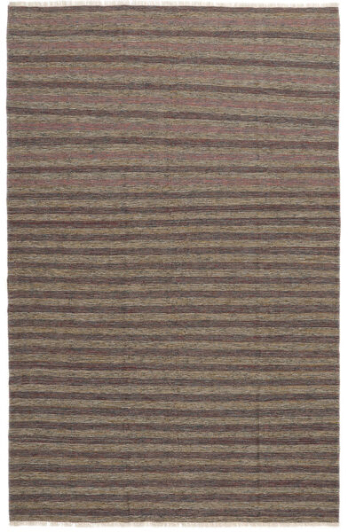  Kilim Rug 194X299 Persian Wool Brown Carpetvista