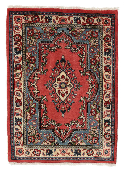 63X87 Sarough Teppich Orientalischer Dunkelrot/Schwarz (Wolle, Persien/Iran) Carpetvista