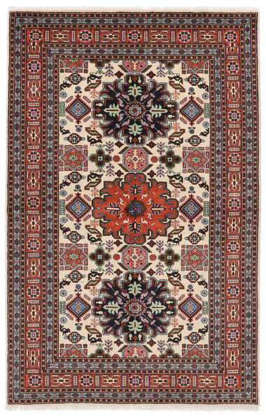  139X211 Ardebil Fine Rug Black/Dark Red Persia/Iran 