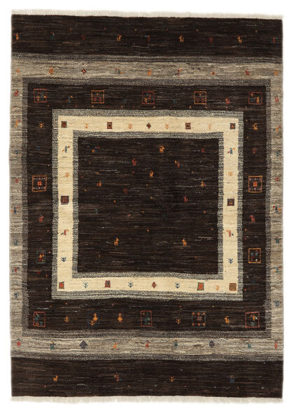 168X233 Gabbeh Persisch Fine Teppich Schwarz/Braun Persien/Iran Carpetvista