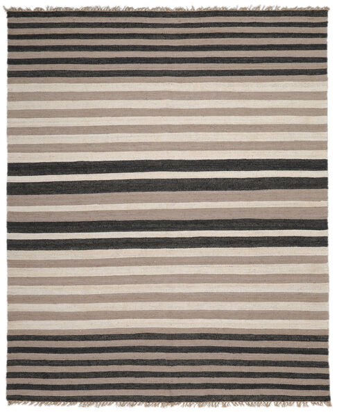 Basse Jute Indoor/Outdoor Rug 250X300 Large Beige/Black Striped