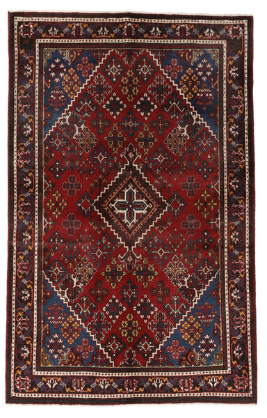 絨毯 ペルシャ ジョーサガン 127X205 ブラック/ダークレッド (ウール, ペルシャ/イラン)