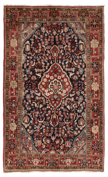  Oriental Sarouk Rug 144X224 Dark Red/Black Wool, Persia/Iran Carpetvista