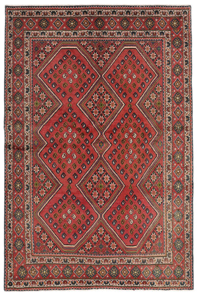  143X215 Afshar Shahre Babak Rug Dark Red/Brown Persia/Iran Carpetvista