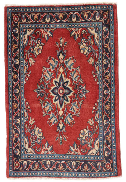  Sarouk Rug 62X96 Persian Wool Dark Red/Black Small Carpetvista