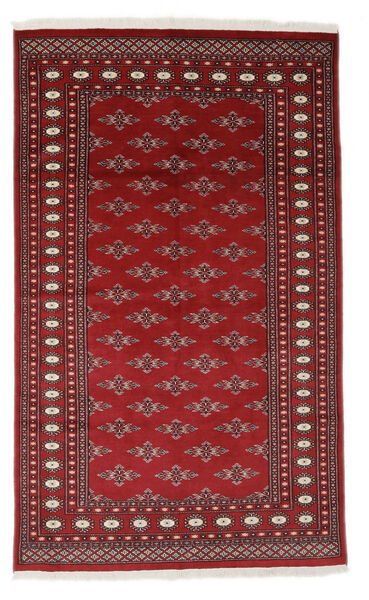 絨毯 パキスタン ブハラ 2Ply 151X247 ダークレッド/ブラック (ウール, パキスタン)