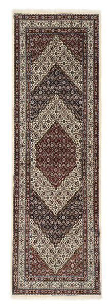  Oriental Moud Rug 78X246 Runner
 Black/Brown Wool, Persia/Iran Carpetvista