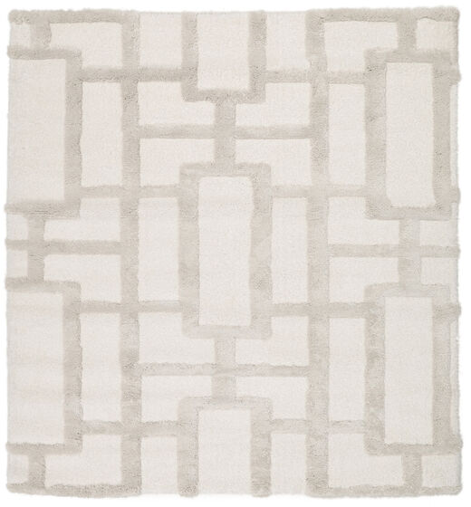  240X240 Shaggy Rug Large Lalique - Off White