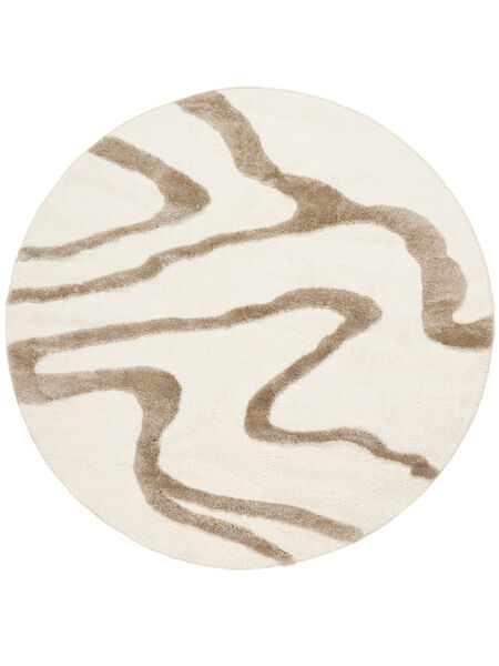 Ginori Ø 240 Large Off White/Beige Round Rug