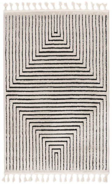  140X200 Small Larache Rug - Cream White/Black