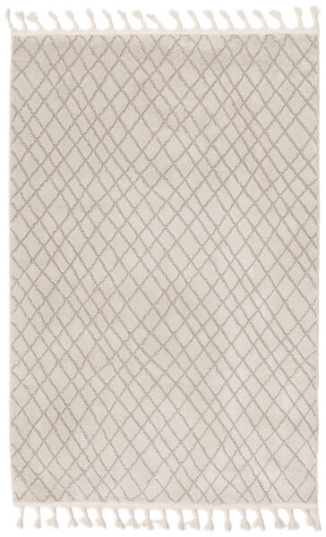  140X200 Checkered Small Osmani Rug - Cream White/Beige